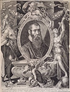 Portræt af maleren Pieter Bruegel den Ældre (eller Pierre Breugel eller Peter Brueghel eller Breughel
