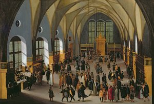 Børsen i Prag af Aegidius Sadeler or Saedeler