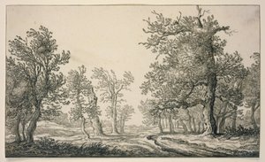 Stien gennem en egeskov af Aelbert Cuyp