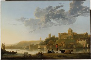 Valkhof i Nijmegen af Aelbert Cuyp