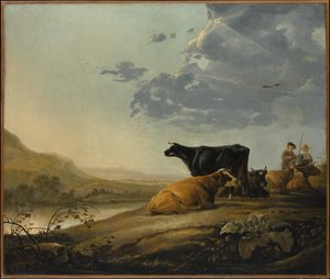 Unge hyrder med køer af Aelbert Cuyp