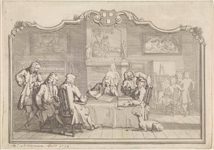 Sankt Lukas-lauget i Dordrecht, 1736