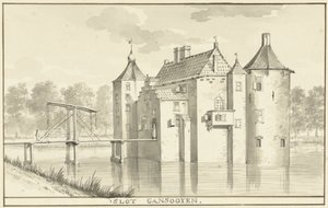 Slottet Gansoyen ved Drongelen 