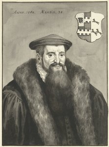 Portræt af Van Slingelandt af Aert Schouman