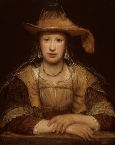 Portræt af en ung kvinde, ca. 1690 (olie på lærred) af Aernt de Gelder