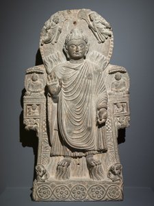 Buddha med det store mirakel af Afghan School