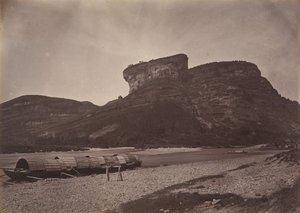 Tai-wang-templet ved Wu ü nær Sing Chang Tea Mart, ca. 1869.
