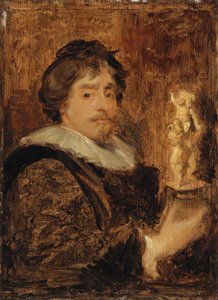 Portræt af Frans Duquesnoy af after Anthony van Dyck