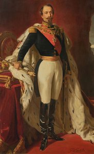 Franz Xaver Winterhalter (efter) Napoleon III i kroningsdragt