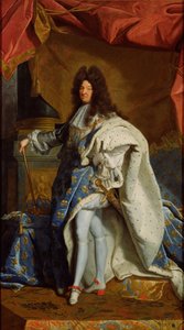 Portræt af Ludvig XIV af After Hyacinthe Rigaud