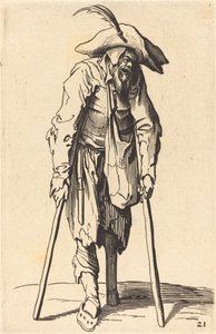 Tigger med træben af After Jacques Callot