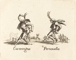 Cucorongna og Pernoualla af After Jacques Callot