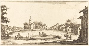 Landskab af After Jacques Callot