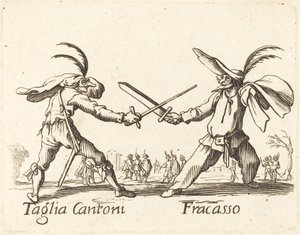 Taglia Cantoni og Fracasso af After Jacques Callot