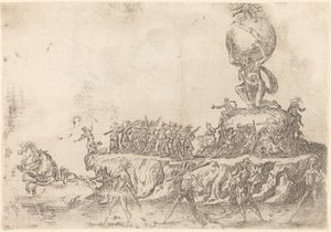 Solens flyder af After Jacques Callot
