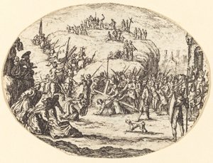 Den lille korsbæring af After Jacques Callot