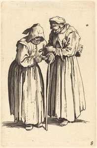 To tiggerkvinder af After Jacques Callot