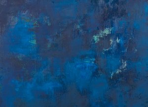 Universe, 2018 (olie på lærred) af Agnes Girardon