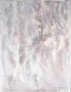 Where Do We Go, 2014 (blandet teknik, sand og akryl) af Agnes Girardon