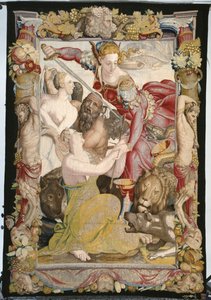 Retfærdighed giver uskyld af Agnolo (after) Bronzino