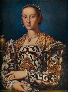 Eleanor af Toledo, c1562-1572, 1930. af Agnolo Bronzino
