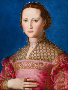 Portræt af Eleanor af Toledo, ca. 1543 af Agnolo Bronzino