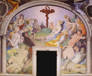 The Brazen Serpent, 1540-1545 af Agnolo Bronzino