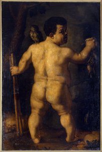 Dværg Morgante. Portræt af en af ​​de mest berømte dværge ved Cosimo I de Medicis hof (anden halvdel af det 16. århundrede). Maleri af Agnolo Allori, kendt som Bronzino (1503 - 1572) af Agnolo Bronzino