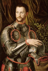 Portræt af Cosimo I, (1519-1574) storhertug af Toscana, ca. 1550