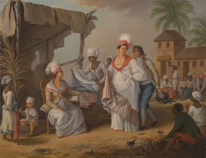 Markedsdag, Roseau, Dominica, ca.1780.