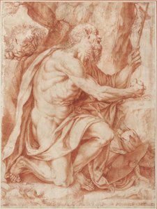 Sankt Hieronymus af Agostino Carracci