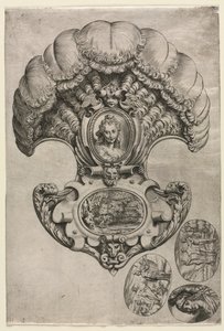 The Fan LEventail, ca. 1589-1595. af Agostino Carracci