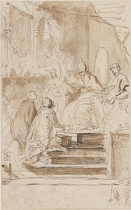 Helligkåringen af Sankt Ignatius af Loyola af Agostino Masucci