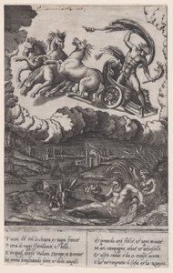 Phaeton, ca. 1514-36. af Agostino Veneziano