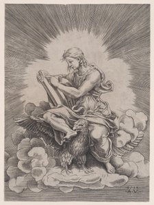 Sankt Johannes, dateret 1518.