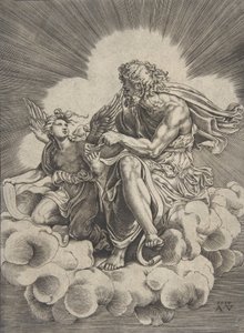 Saint Matthew, dateret 1518. af Agostino Veneziano