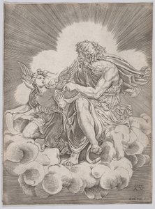 Saint Matthew, dateret 1518. af Agostino Veneziano