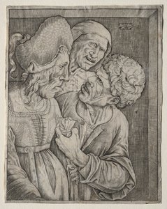 Den rige gamle kvinde af Agostino Veneziano