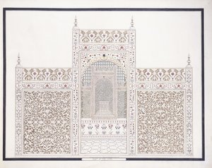 En del af Taj, ca. 1815