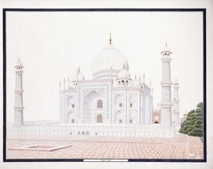 The Taj, ca. 1815 (blyant, pen, gråt blæk, w/c)