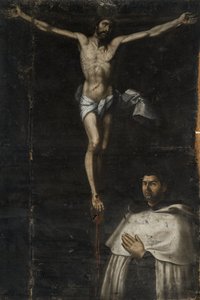 Korsfæstet med Sankt Johannes af Korset af Agustín del Castillo