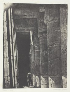 Medinet-Habou, Galleriet i Ramses-Méiamoun-paladset; Theben af Aimé Rochas