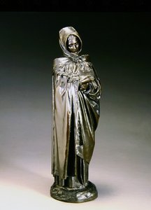 Bolognese på palmesøndag (bronze) af Aime Jules Dalou