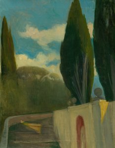 Countryside, ca. 1890-98 (olie på lærred) af Akos Aranyossy