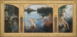 Aino-myten, triptykon af Akseli Gallen-Kallela