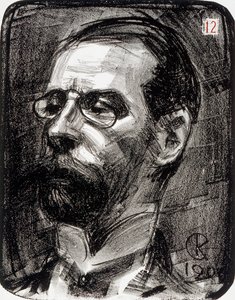 Portræt af Axel Berndtson af Akseli Gallen-Kallela