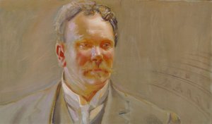 Portræt af professor E. N. Setälä af Akseli Gallen-Kallela