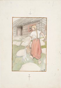 Den smukke Venla af Akseli Gallen-Kallela