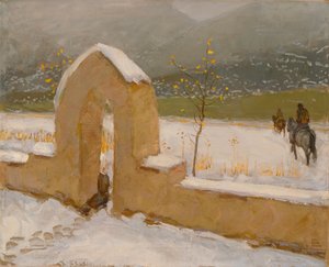 Porten i Taos af Akseli Gallen-Kallela