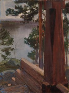 Kalelas veranda af Akseli Gallen-Kallela
